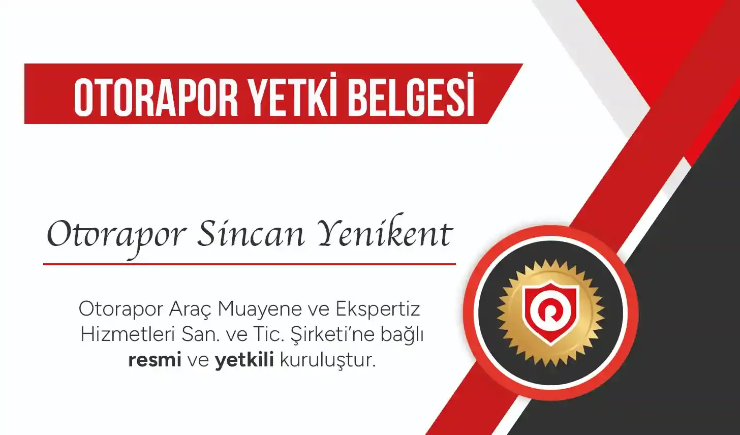 Otorapor Ankara Sincan Yenikent Oto Ekspertiz
